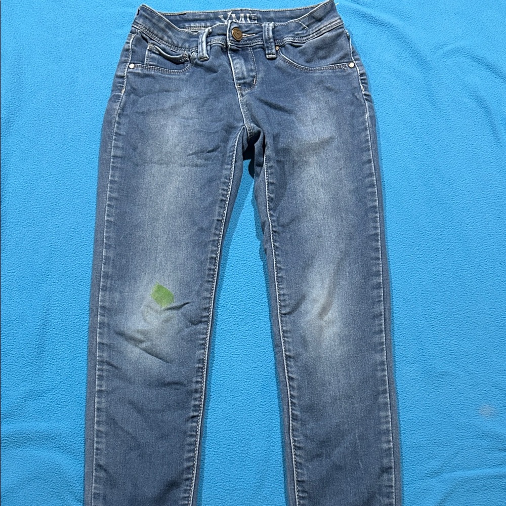 YMI Girls Blue Slim Straight Jeans